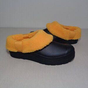 Hunter Size 9 M PLAY SHERPA INSULATED CLOG Black Nomad Orange New Women's Shoes